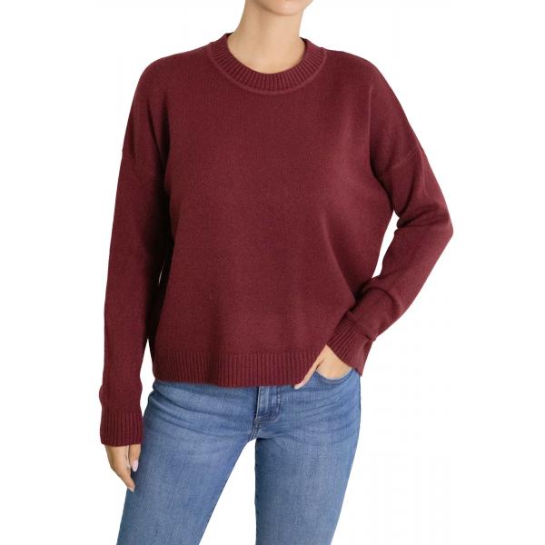 Maglia girocollo tinta unita 